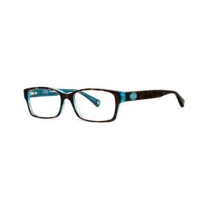 Like New Coach Brooklyn Teal Glasses Lenses